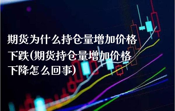 期货为什么持仓量增加价格下跌(期货持仓量增加价格下降怎么回事)_https://www.boyangwujin.com_期货开户_第1张