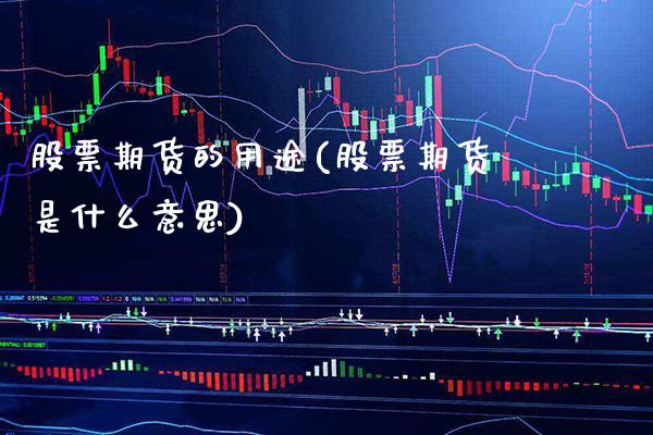 股票期货的用途(股票期货是什么意思)_https://www.boyangwujin.com_期货直播间_第1张