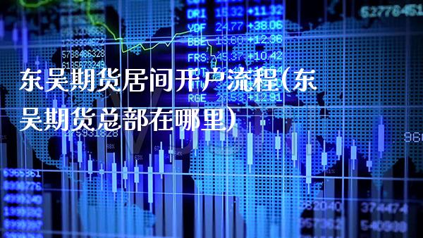 东吴期货居间开户流程(东吴期货总部在哪里)
