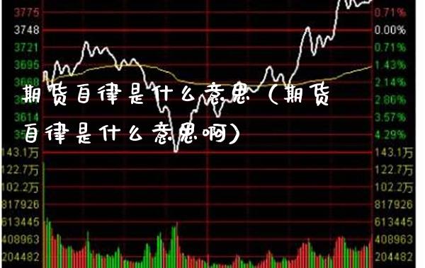 期货自律是什么意思（期货自律是什么意思啊）_https://www.boyangwujin.com_期货直播间_第1张