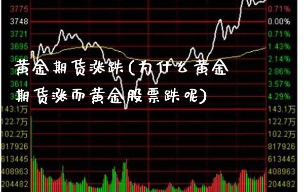 黄金期货涨跌(为什么黄金期货涨而黄金股票跌呢)