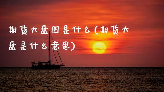 期货大盘图是什么(期货大盘是什么意思)_https://www.boyangwujin.com_原油期货_第1张