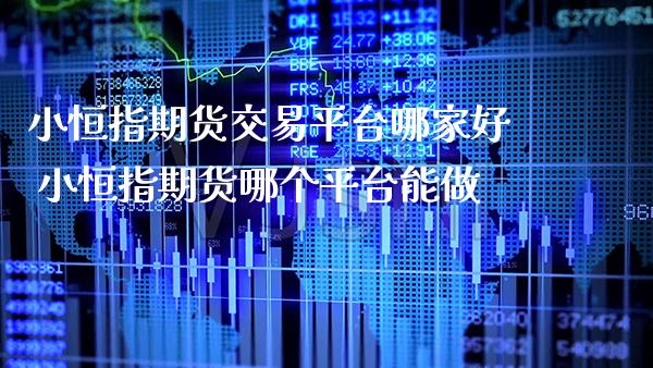 小恒指期货交易平台哪家好 小恒指期货哪个平台能做