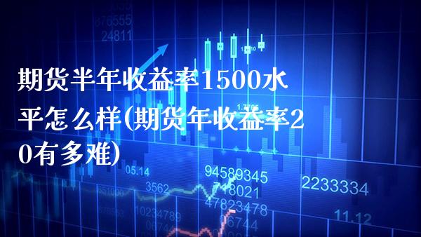 期货半年收益率1500水平怎么样(期货年收益率20有多难)_https://www.boyangwujin.com_期货直播间_第1张