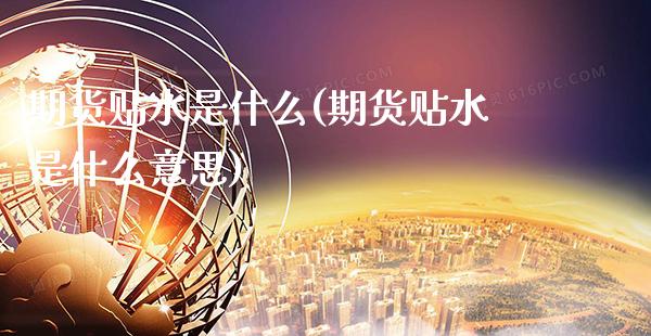期货贴水是什么(期货贴水是什么意思)_https://www.boyangwujin.com_期货直播间_第1张