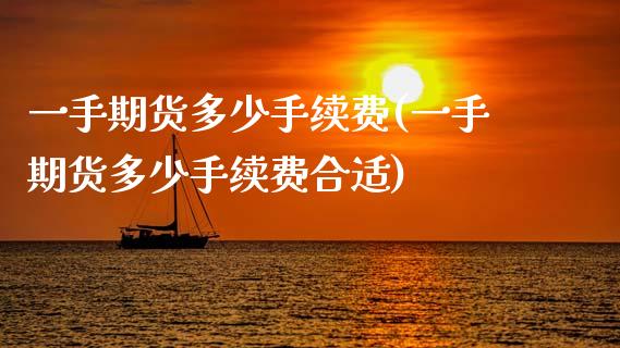 一手期货多少手续费(一手期货多少手续费合适)_https://www.boyangwujin.com_期货直播间_第1张