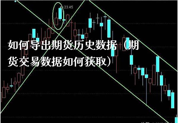 如何导出期货历史数据（期货交易数据如何获取）_https://www.boyangwujin.com_纳指期货_第1张