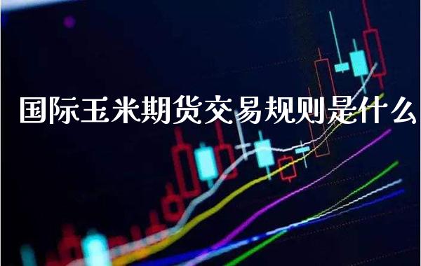 国际玉米期货交易规则是什么_https://www.boyangwujin.com_道指期货_第1张