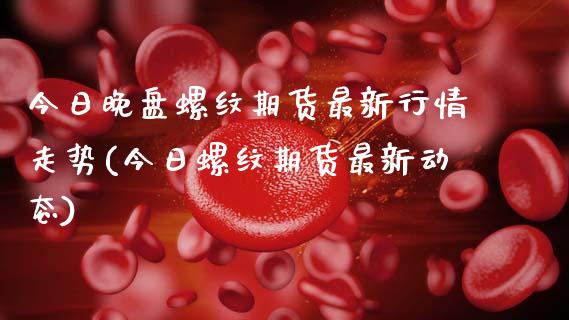 今日晚盘螺纹期货最新行情走势(今日螺纹期货最新动态)
