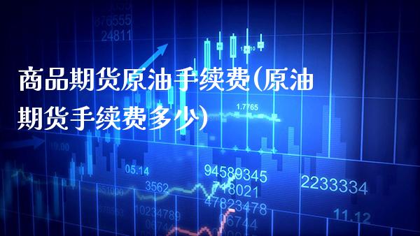 商品期货原油手续费(原油期货手续费多少)_https://www.boyangwujin.com_期货直播间_第1张