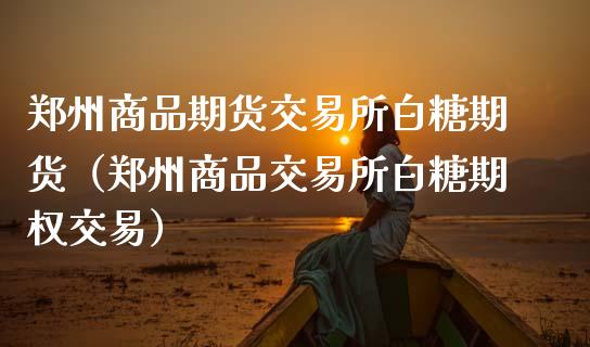 郑州商品期货交易所白糖期货（郑州商品交易所白糖期权交易）_https://www.boyangwujin.com_期货直播间_第1张