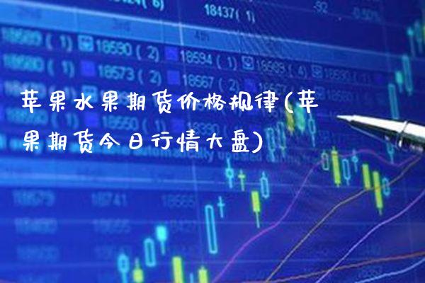 苹果水果期货价格规律(苹果期货今日行情大盘)_https://www.boyangwujin.com_期货直播间_第1张
