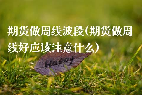 期货做周线波段(期货做周线好应该注意什么)_https://www.boyangwujin.com_原油期货_第1张