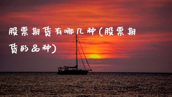 股票期货有哪几种(股票期货的品种)