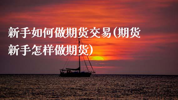 新手如何做期货交易(期货新手怎样做期货)_https://www.boyangwujin.com_期货科普_第1张