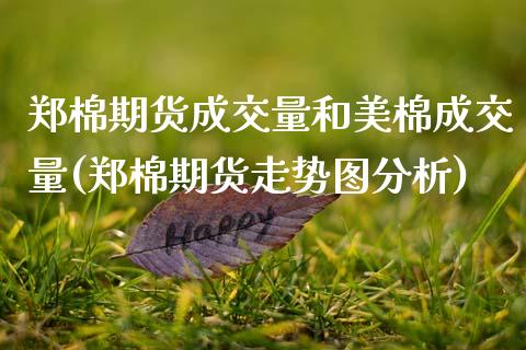 郑棉期货成交量和美棉成交量(郑棉期货走势图分析)_https://www.boyangwujin.com_期货直播间_第1张