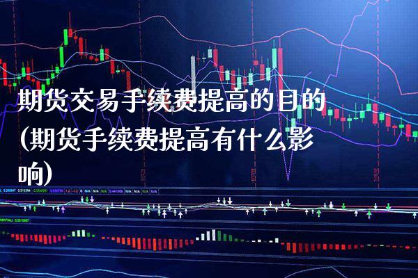期货交易手续费提高的目的(期货手续费提高有什么影响)_https://www.boyangwujin.com_恒生指数_第1张