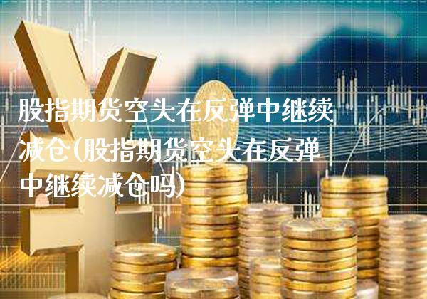 股指期货空头在反弹中继续减仓(股指期货空头在反弹中继续减仓吗)_https://www.boyangwujin.com_期货直播间_第1张