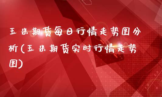 玉米期货每日行情走势图分析(玉米期货实时行情走势图)