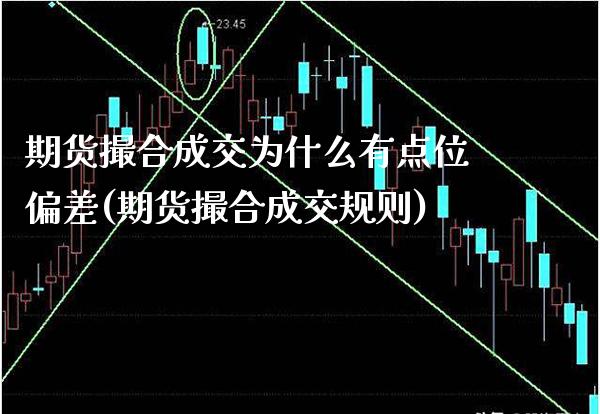 期货撮合成交为什么有点位偏差(期货撮合成交规则)_https://www.boyangwujin.com_黄金期货_第1张