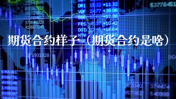 期货合约样子（期货合约是啥）_https://www.boyangwujin.com_期货直播间_第1张