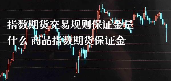 指数期货交易规则保证金是什么 商品指数期货保证金_https://www.boyangwujin.com_期货直播间_第1张