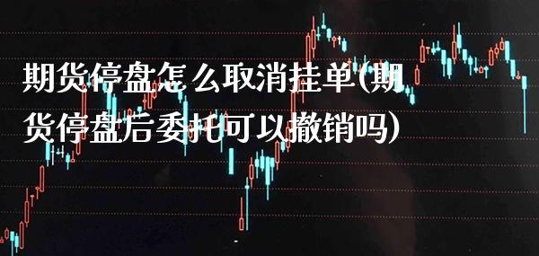 期货停盘怎么取消挂单(期货停盘后委托可以撤销吗)