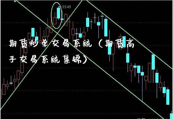 期货炒单交易系统（期货高手交易系统集锦）_https://www.boyangwujin.com_黄金期货_第1张