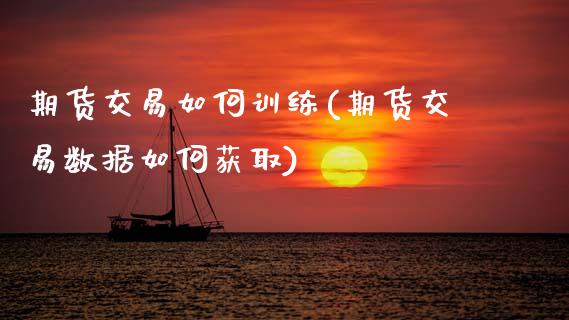期货交易如何训练(期货交易数据如何获取)_https://www.boyangwujin.com_原油期货_第1张