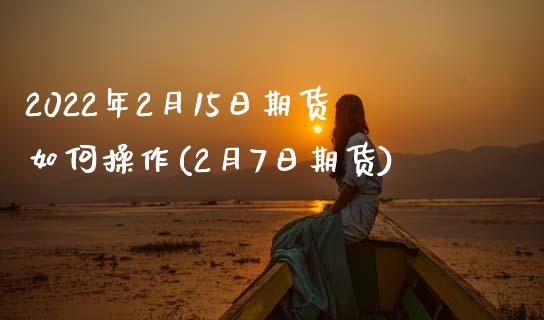2022年2月15日期货如何操作(2月7日期货)_https://www.boyangwujin.com_期货直播间_第1张