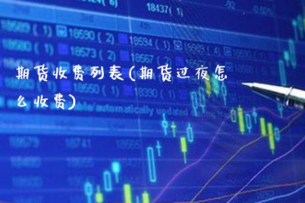 期货收费列表(期货过夜怎么收费)_https://www.boyangwujin.com_原油期货_第1张