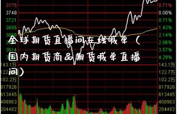 全球期货直播间在线喊单（国内期货商品期货喊单直播间）_https://www.boyangwujin.com_期货直播间_第1张