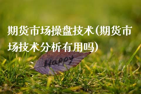 期货市场操盘技术(期货市场技术分析有用吗)_https://www.boyangwujin.com_期货直播间_第1张