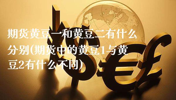 期货黄豆一和黄豆二有什么分别(期货中的黄豆1与黄豆2有什么不同)