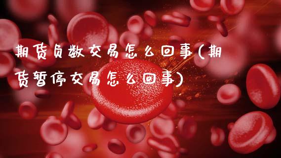 期货负数交易怎么回事(期货暂停交易怎么回事)_https://www.boyangwujin.com_原油期货_第1张