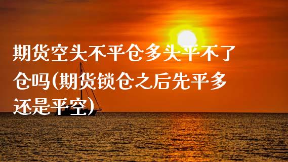 期货空头不平仓多头平不了仓吗(期货锁仓之后先平多还是平空)_https://www.boyangwujin.com_期货直播间_第1张