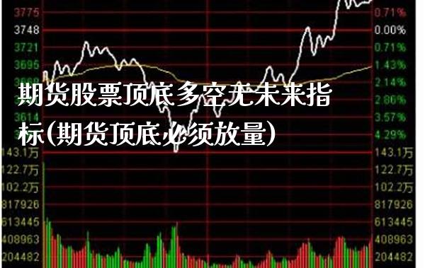 期货股票顶底多空无未来指标(期货顶底必须放量)_https://www.boyangwujin.com_原油期货_第1张