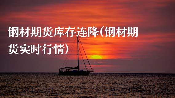 钢材期货库存连降(钢材期货实时行情)