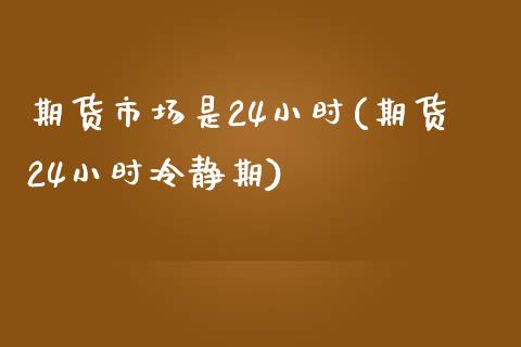 期货市场是24小时(期货24小时冷静期)_https://www.boyangwujin.com_恒生指数_第1张