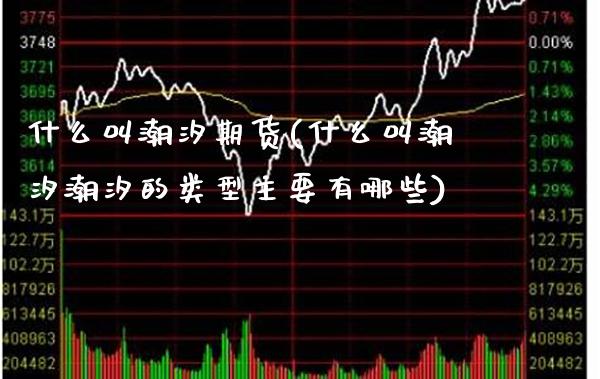 什么叫潮汐期货(什么叫潮汐潮汐的类型主要有哪些)_https://www.boyangwujin.com_原油直播间_第1张