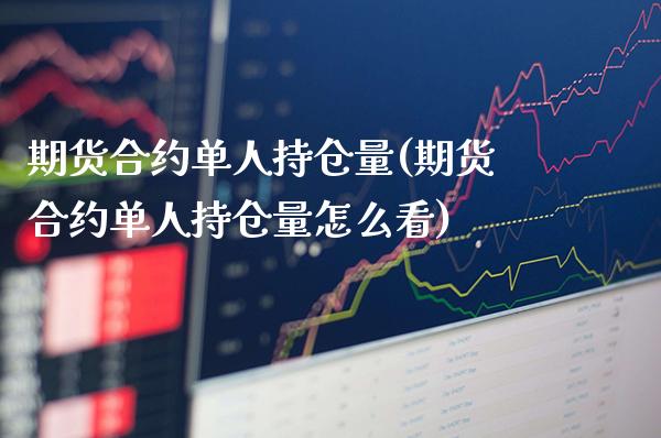 期货合约单人持仓量(期货合约单人持仓量怎么看)
