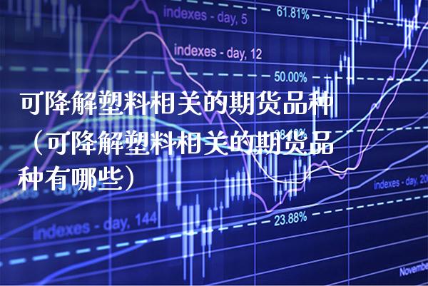可降解塑料相关的期货品种（可降解塑料相关的期货品种有哪些）_https://www.boyangwujin.com_期货直播间_第1张