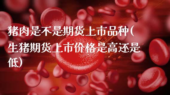 猪肉是不是期货上市品种(生猪期货上市价格是高还是低)_https://www.boyangwujin.com_期货科普_第1张