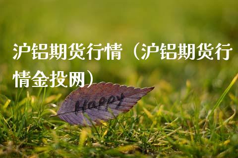 沪铝期货行情（沪铝期货行情金投网）_https://www.boyangwujin.com_道指期货_第1张