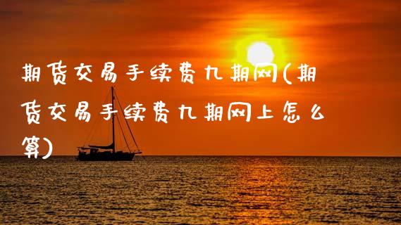 期货交易手续费九期网(期货交易手续费九期网上怎么算)