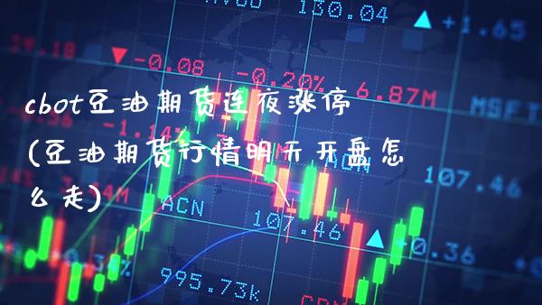 cbot豆油期货连夜涨停(豆油期货行情明天开盘怎么走)