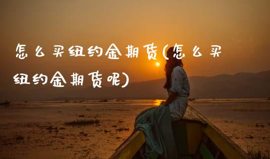 怎么买纽约金期货(怎么买纽约金期货呢)