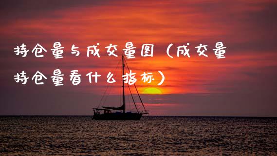 持仓量与成交量图（成交量持仓量看什么指标）