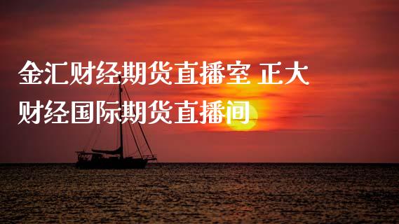 金汇财经期货直播室 正大财经国际期货直播间_https://www.boyangwujin.com_期货直播间_第1张