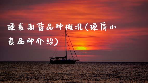 硬麦期货品种概况(硬质小麦品种介绍)_https://www.boyangwujin.com_纳指期货_第1张